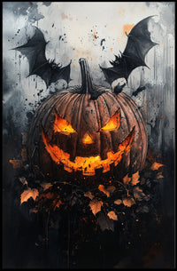 Spooky Jack-O-Lantern Poster