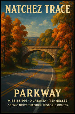 Natchez Trace Parkway Poster