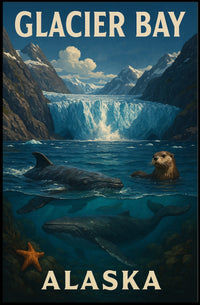 Glacier Bay, Alaska Poster