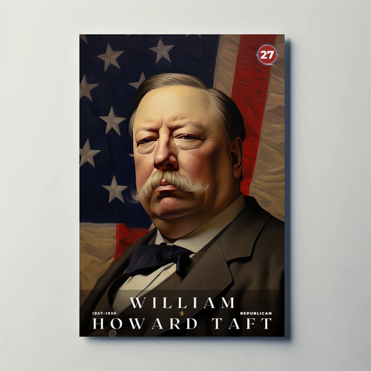 William Taft 27th President Of The United States Portrait