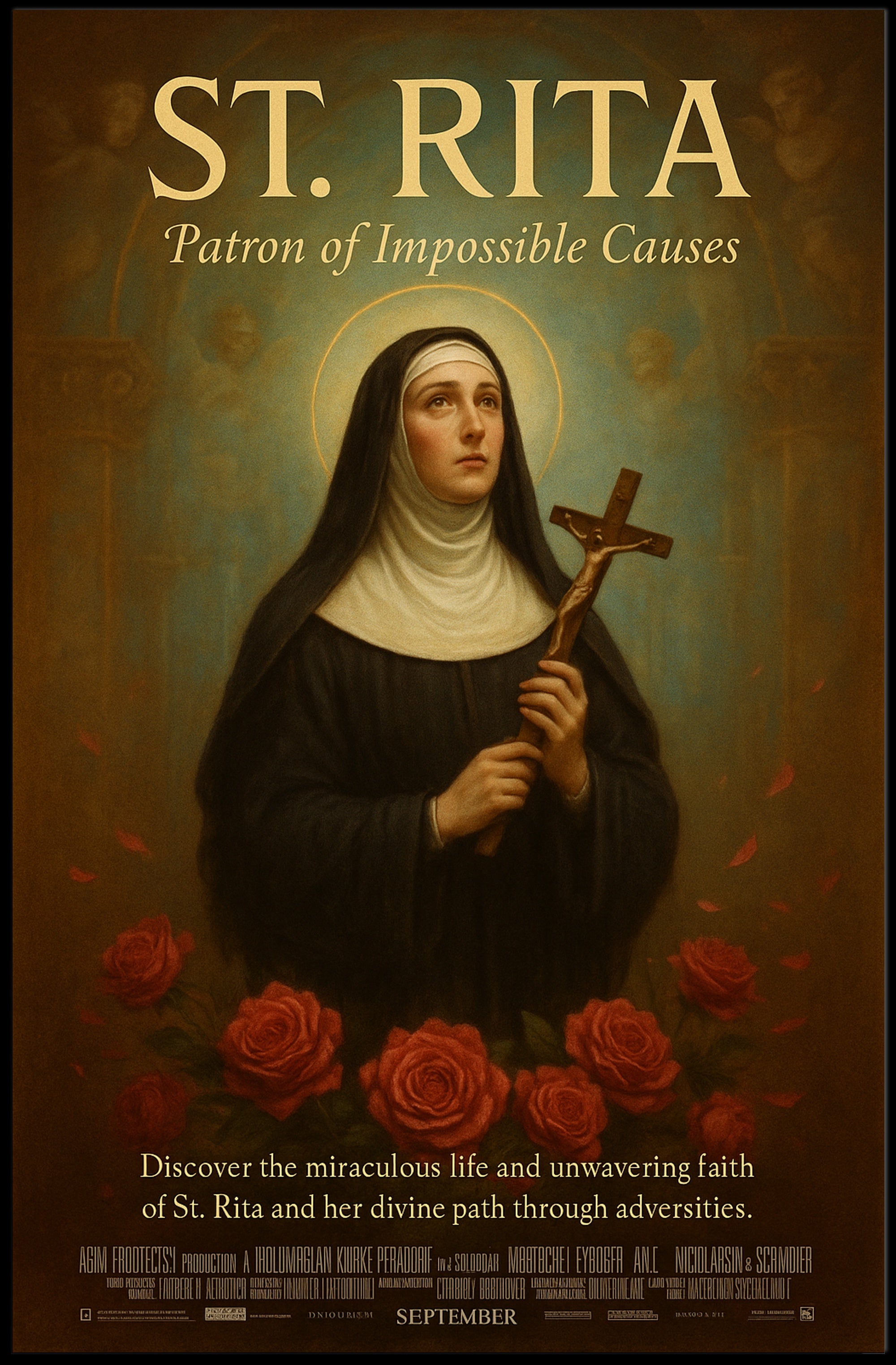 St. Rita Patron Of Impossible Causes Poster
