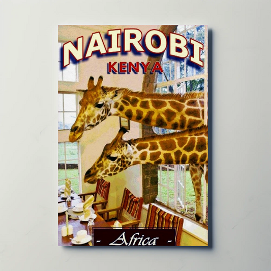 Nairobi Giraffe Hotel Poster