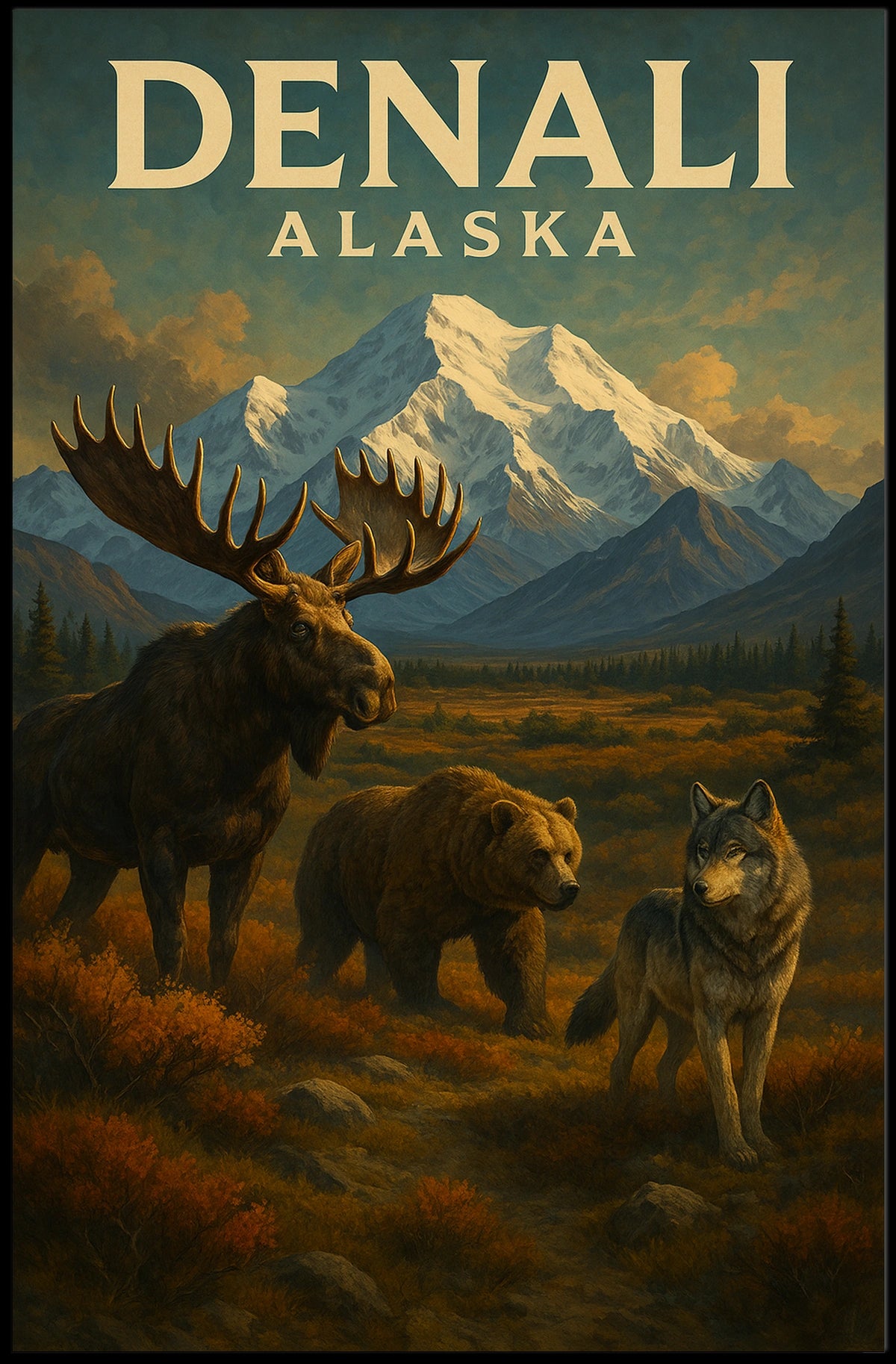 Denali, Alaska Poster