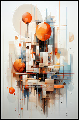 Abstract Geometric Composition Abstract Poster PosterGoat