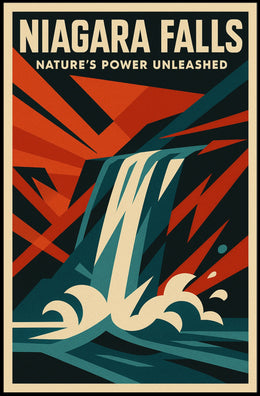 Niagara Falls NatureS Power Unleashed Poster