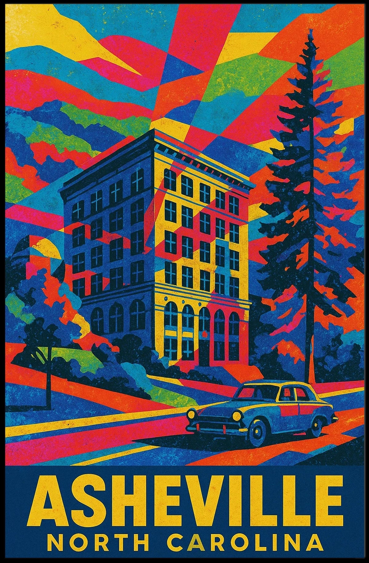 Asheville, North Carolina Poster