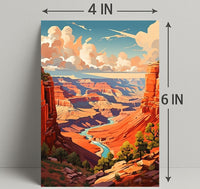 Majestic Canyon Vista Poster
