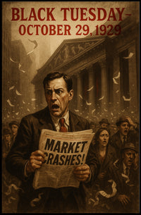 Black Tuesday October 29, 1929 Poster