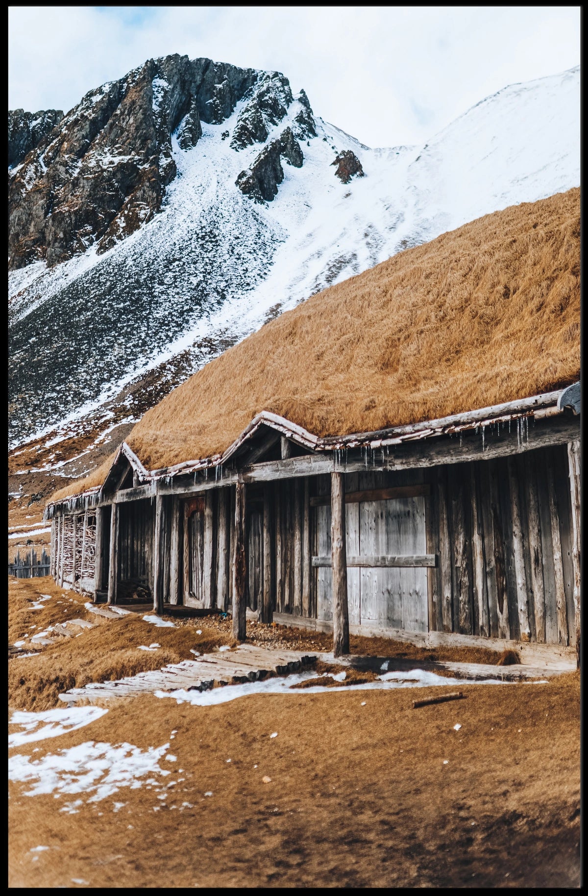 Rustic Mountain Retreat Poster