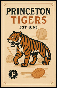 Princeton Tigers Est. 1865 Poster