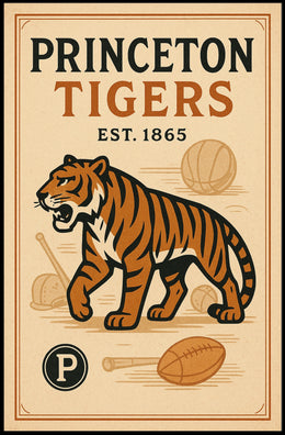 Princeton Tigers Est. 1865 Poster
