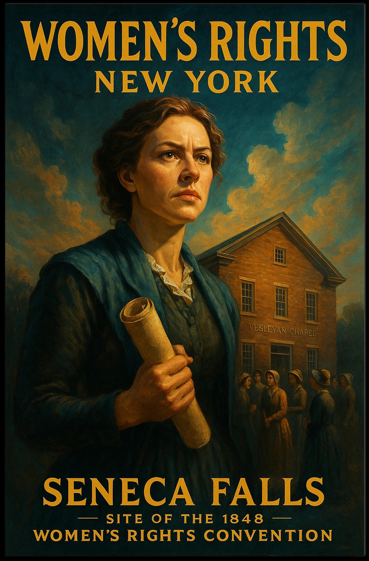 Seneca Falls WomenS Rights Convention Poster