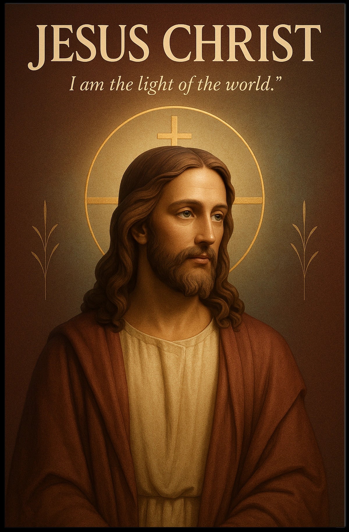 Jesus Christ Light Of The World Poster