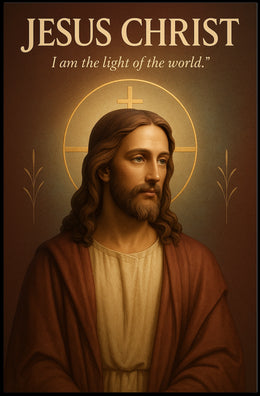 Jesus Christ Light Of The World Poster