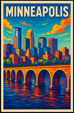 Minneapolis Skyline Poster