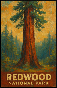 Redwood National Park Poster