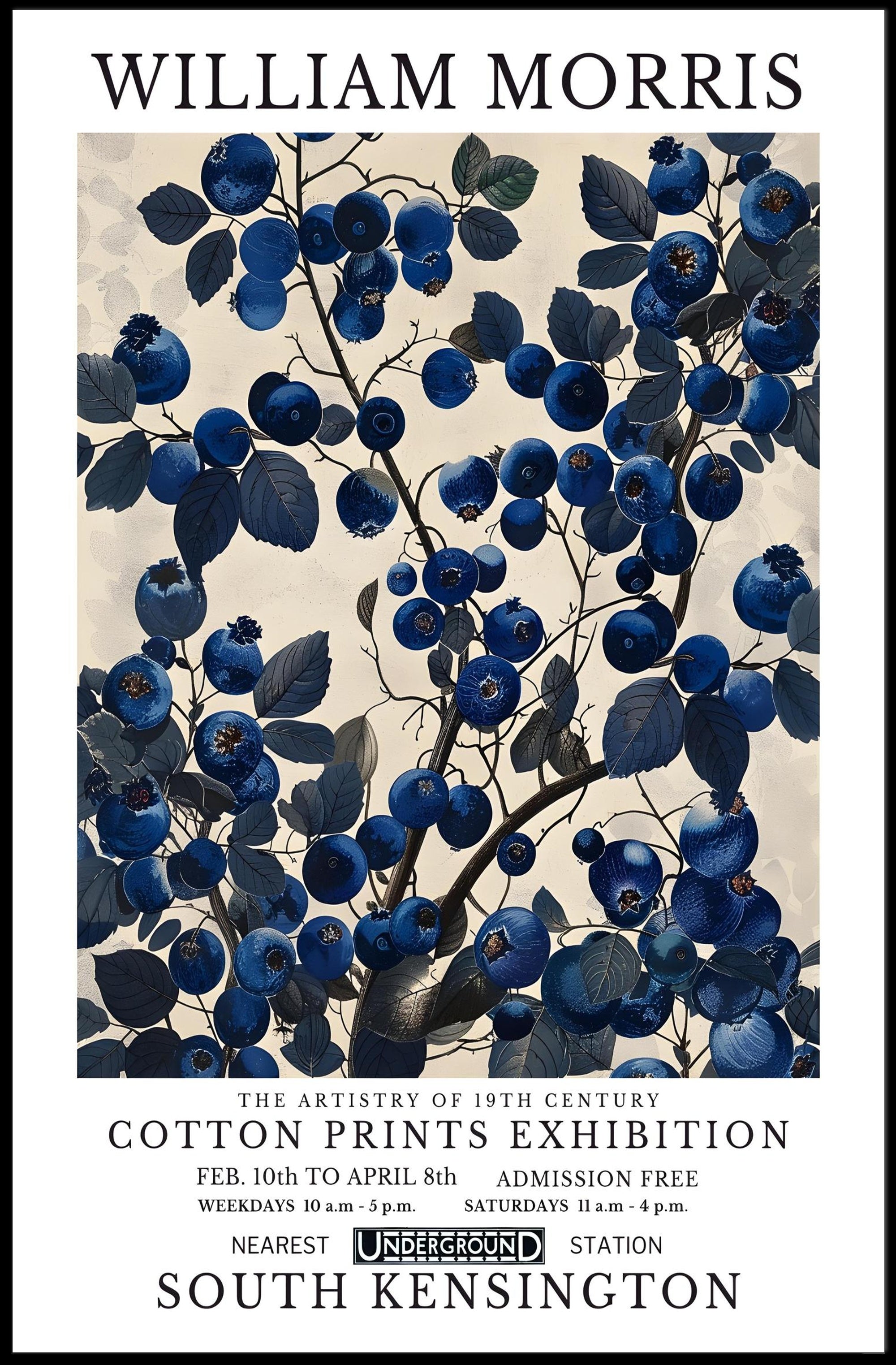William Morris Cotton Prints Wall Art Poster