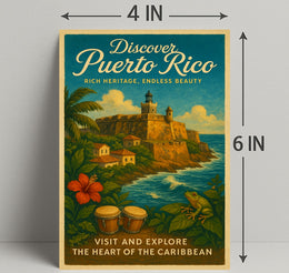 Discover Puerto Rico Wall Art Print PosterGoat