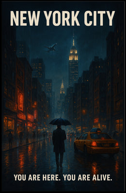 New York City You Are Here Poster