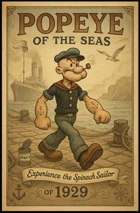 Popeye 1929 Art Poster POP-206