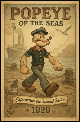 Popeye 1929 Art Poster POP-206