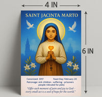 Saint Jacinta Marto Poster PosterGoat