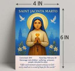 Saint Jacinta Marto Poster PosterGoat
