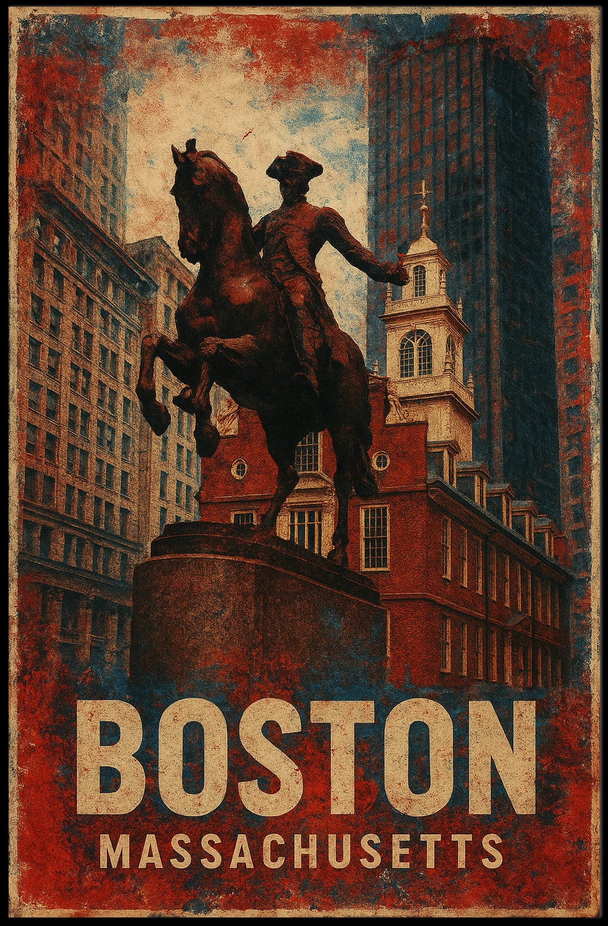 Boston Heritage Art Deco Collectors Poster