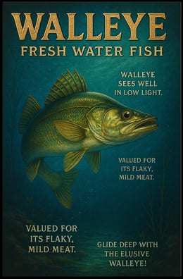 The Elusive Walleye Poster