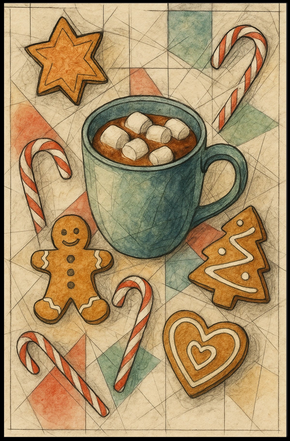 Cozy Holiday Treats Poster