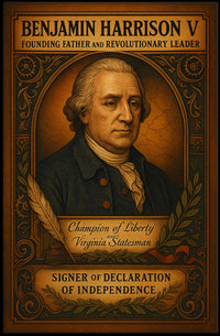 Benjamin Harrison V Founding Father Poster