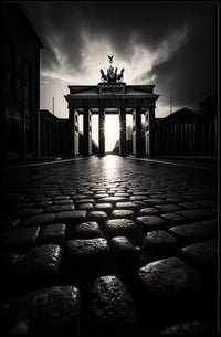 Sunrise At The Brandenburg Gate Poster