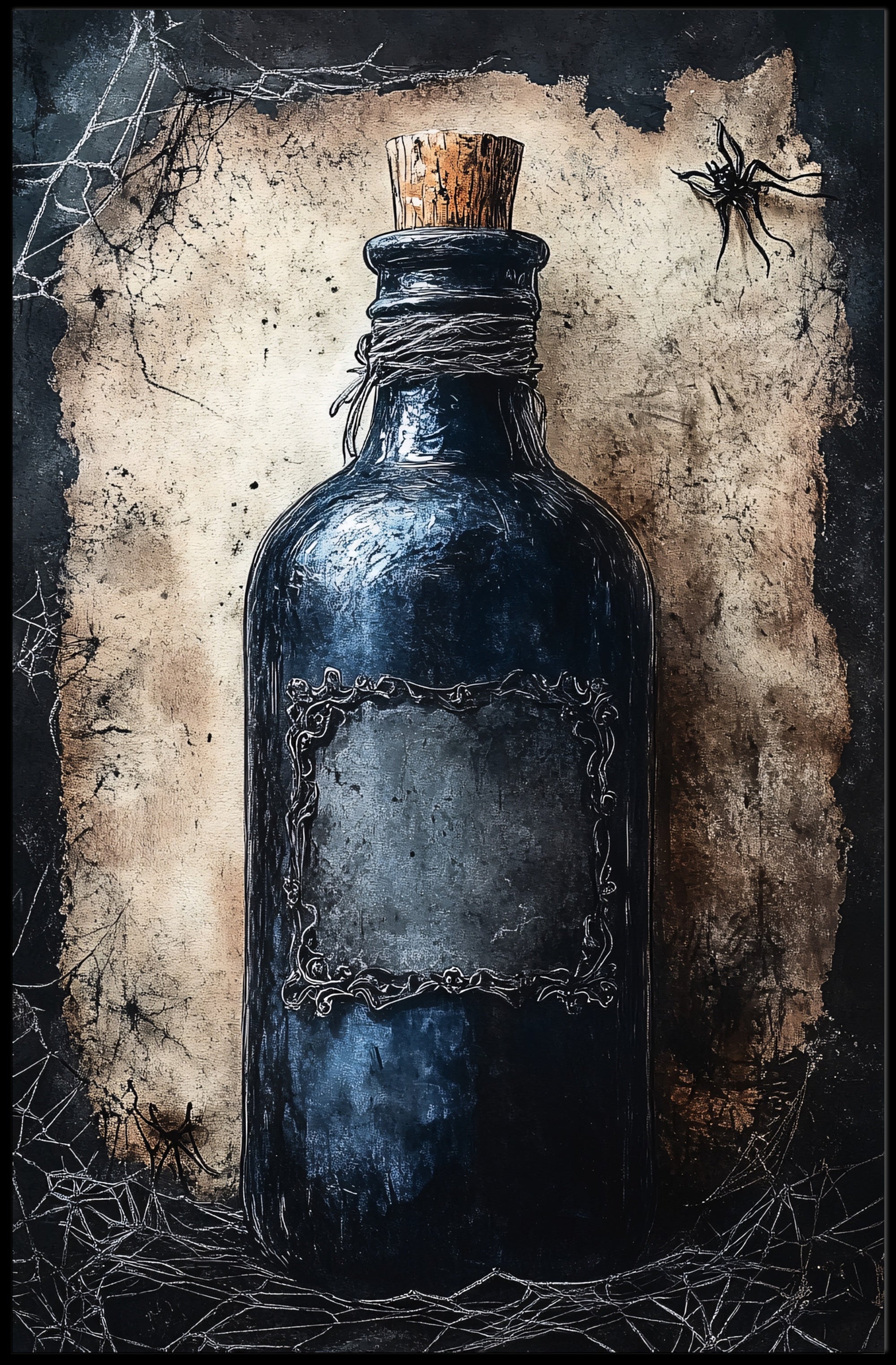 Mysterious Potion Bottle Poster