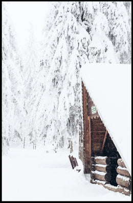 Winter Wilderness Retreat Poster
