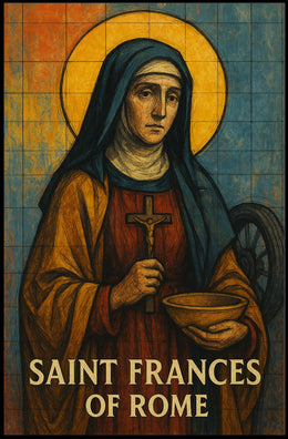 Saint Frances Of Rome Poster