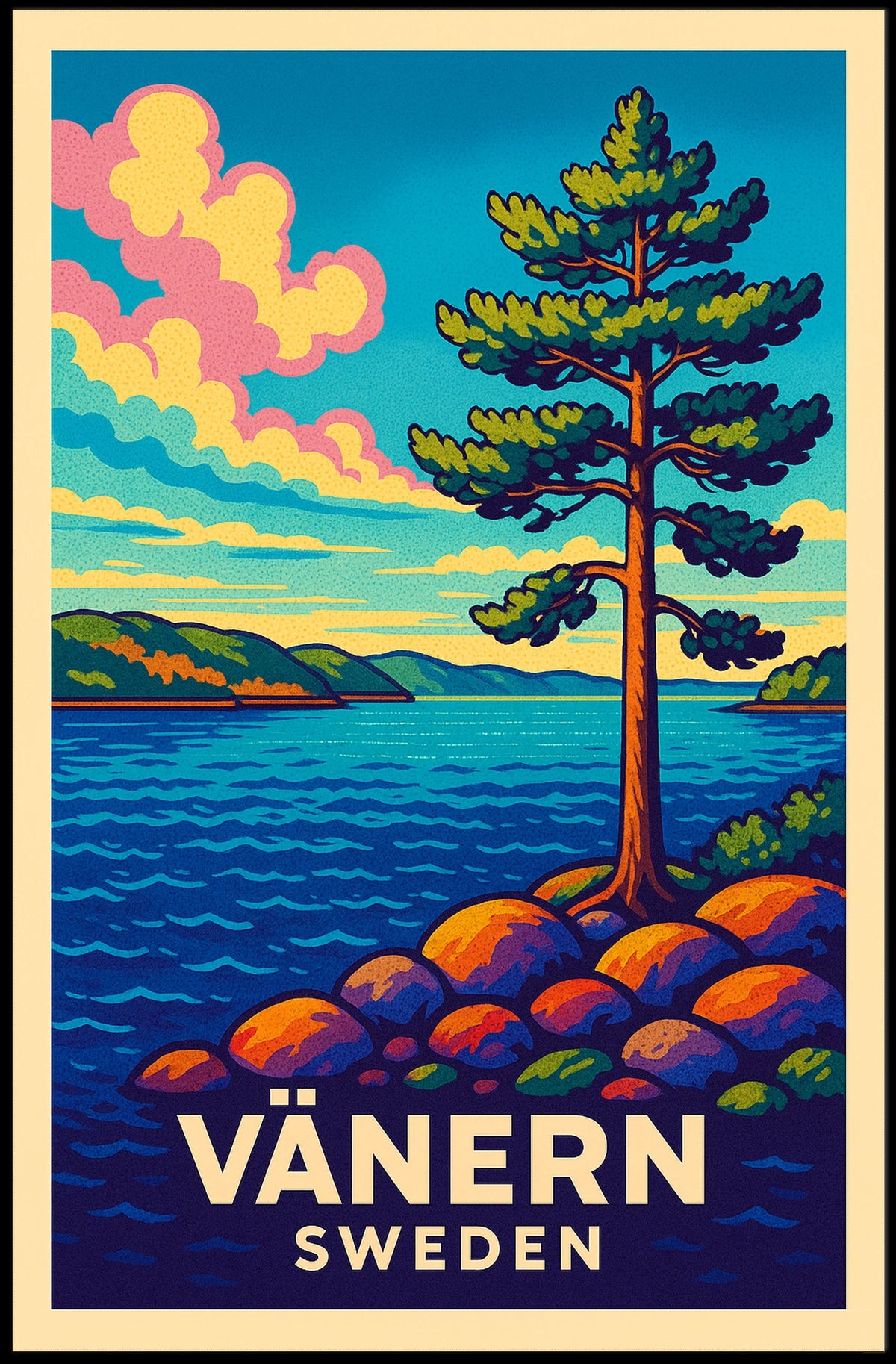 Vänern, Sweden Poster