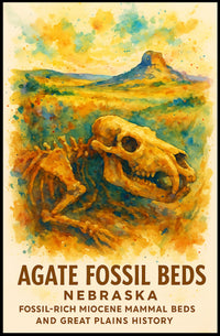 Agate Fossil Beds NebraskaS Poster
