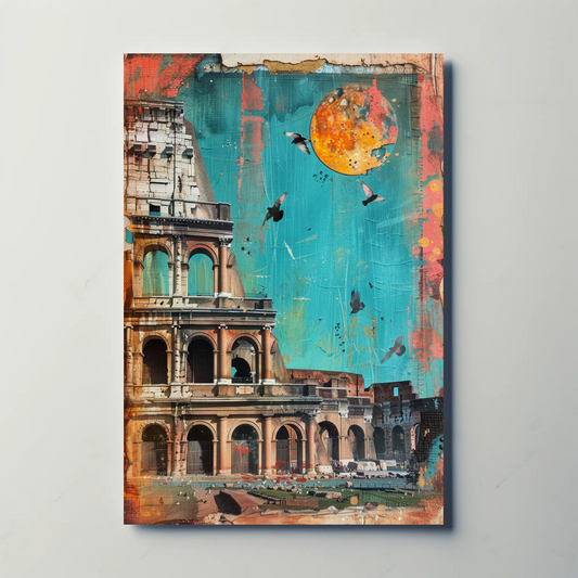Vintage Travel Poster - Colosseum, Italy