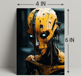 The Futuristic Sentinel Poster PosterGoat