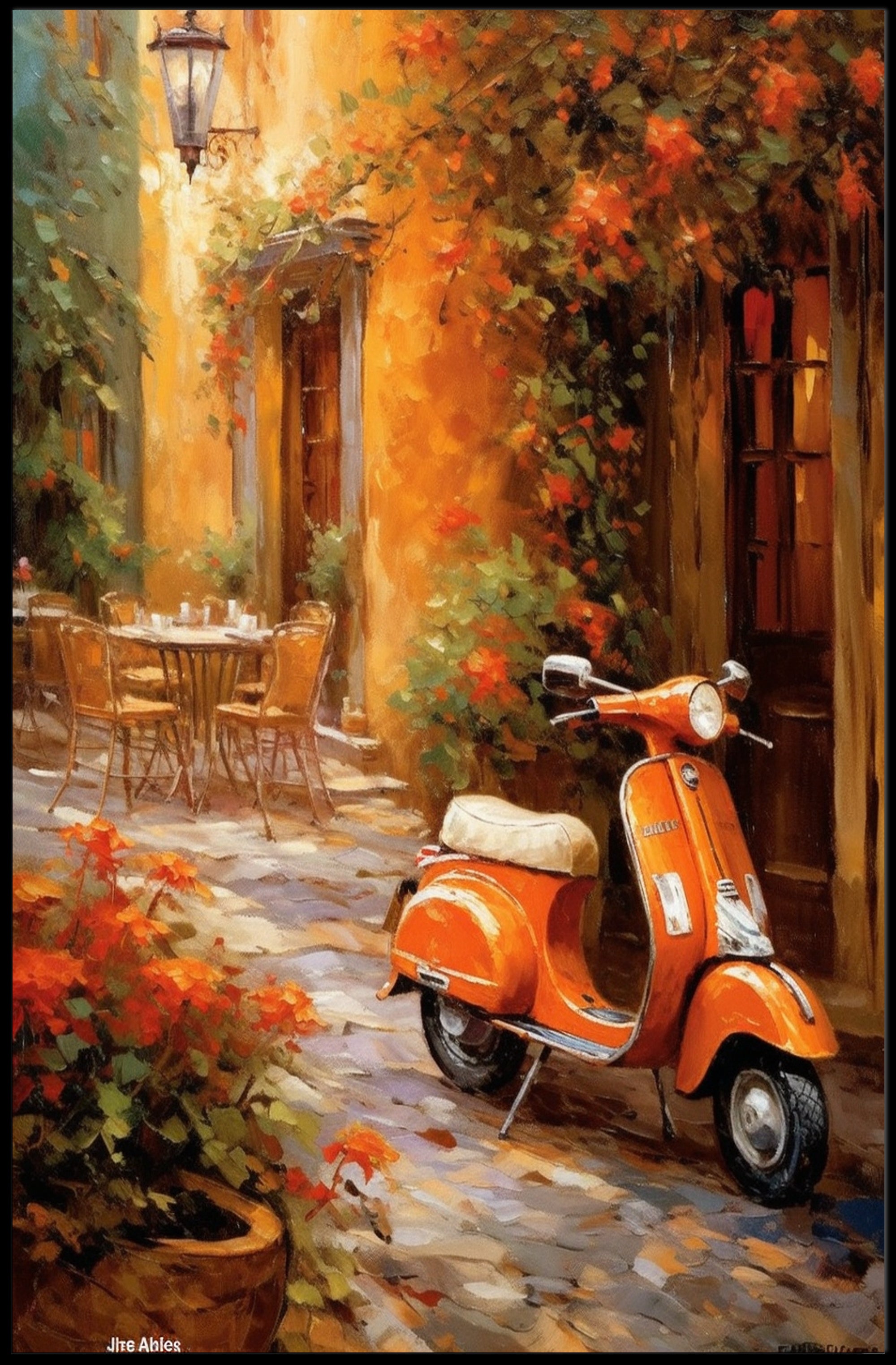 Charming Alleyway Retreat Poster