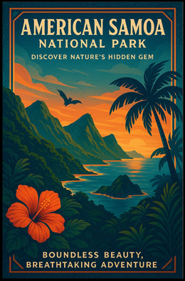 American Samoa: Hidden Gem National Park Poster