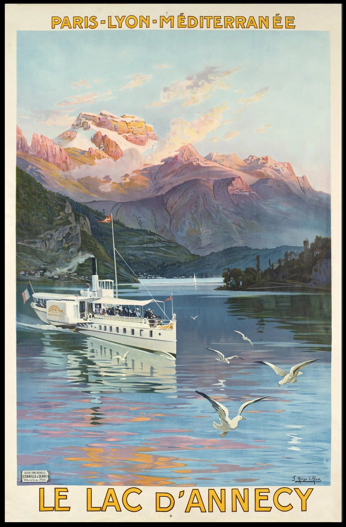 Le Lac DAnnecy Travel Poster