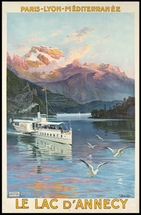 Le Lac DAnnecy Travel Poster