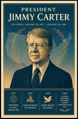 Jimmy Carter Leadership Gallery Print PosterGoat
