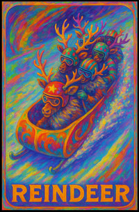 Reindeer Racing Adventure Poster