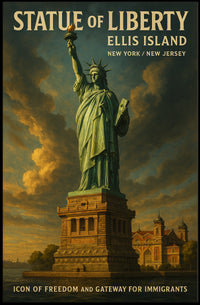 Statue Of Liberty Icon Of Freedom Poster