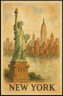 New York Cityscape Poster