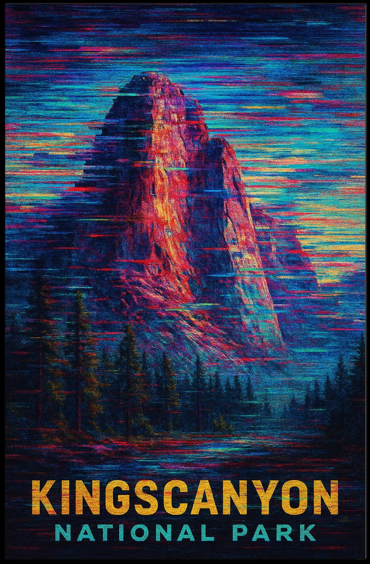 Kings Canyon National Park Poster