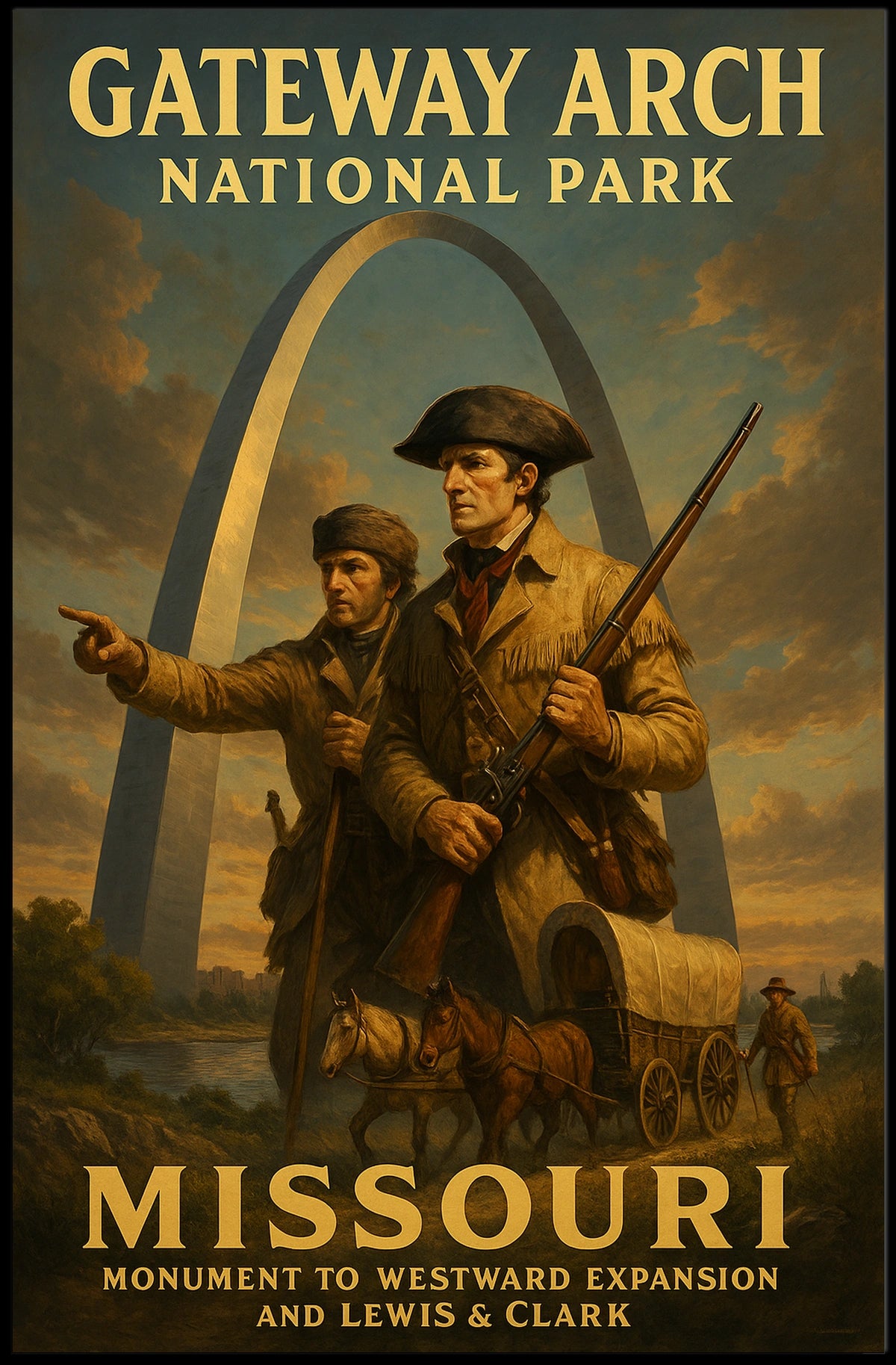 Gateway Arch National Park Monument To Poster