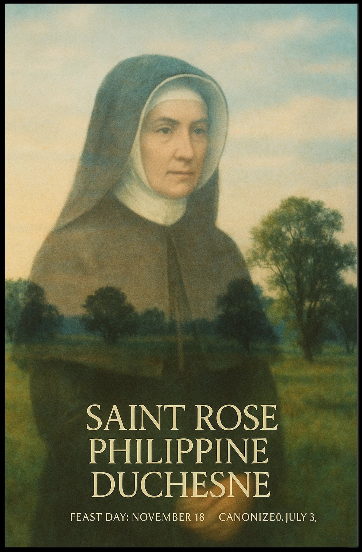 Saint Rose Philippine Duchesne Poster